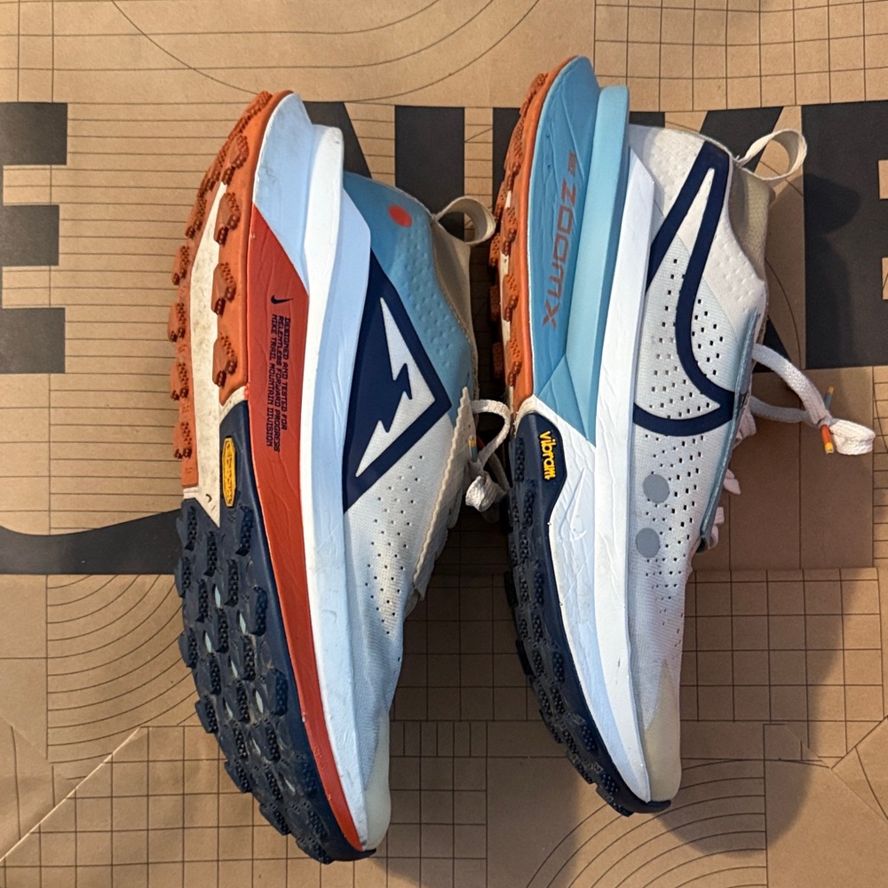 Nike Athletic Shoes - White and Blue - Picture 4 of 6